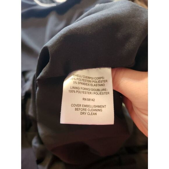 GAL MEETS GLAM - Victoria pearl trim dress sz 4 - Picture 3 of 6